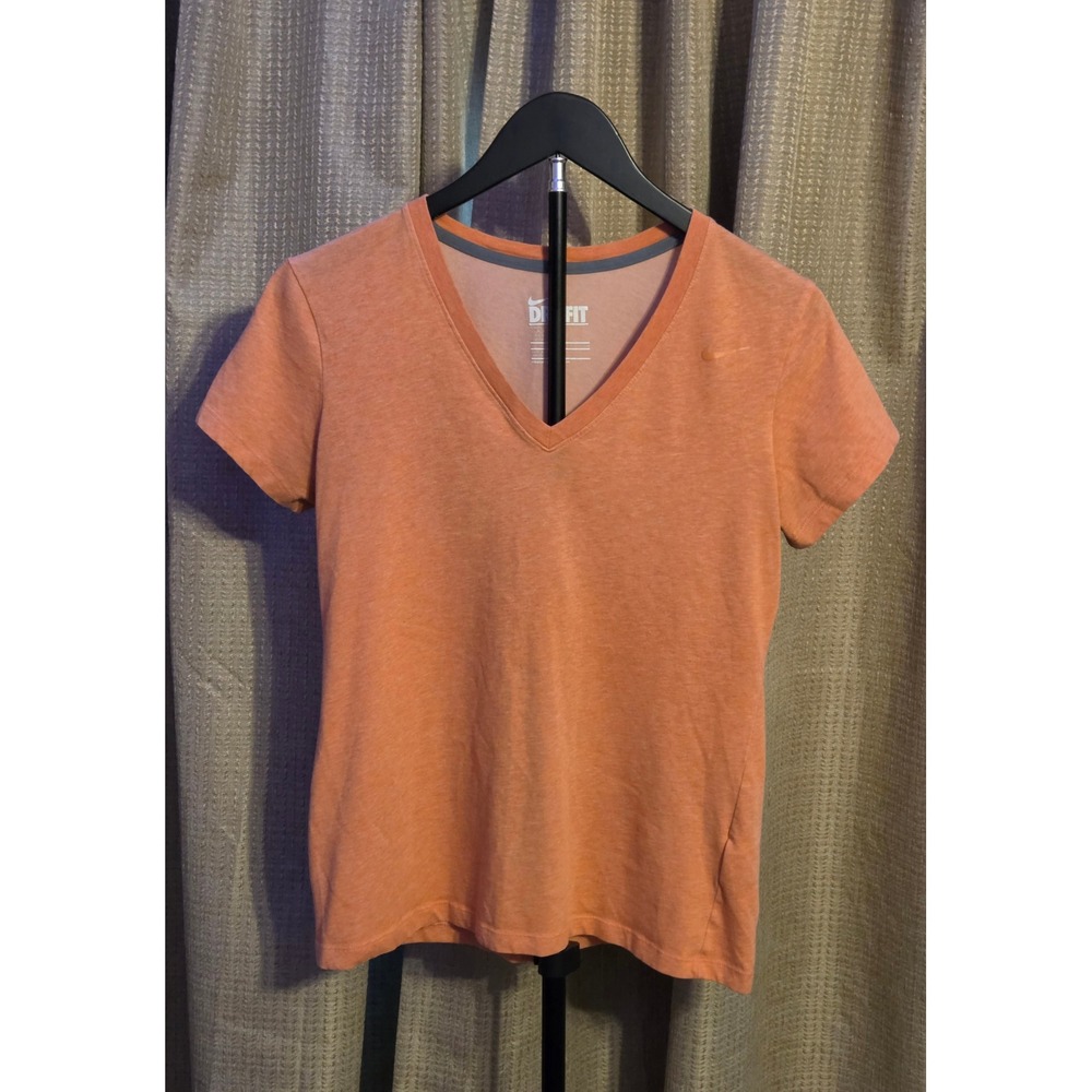 Nike Dri-Fit Slim Fit Short Sleeve T-Shirt Women's Size Medium Pink